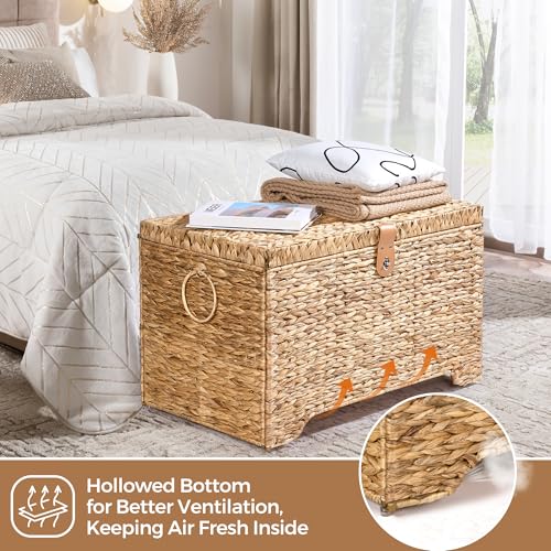 Handwoven Storage Basket with Lid