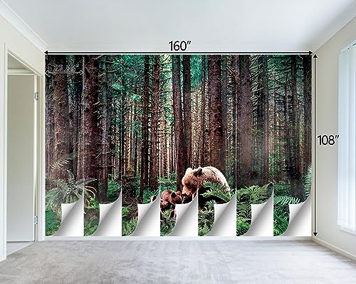 Forest Animals Bear wallpeper Kids Bedroom Woods wall Mural