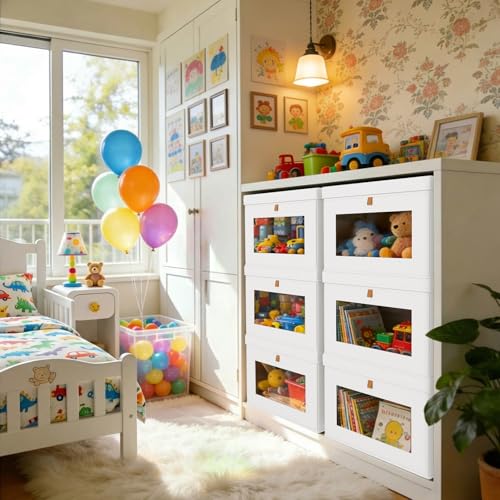 Storage Bins with Lids (5 Count)