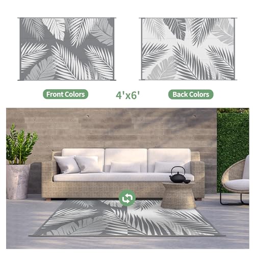 Outdoor Rug Waterproof Plastic Rugs for Patio