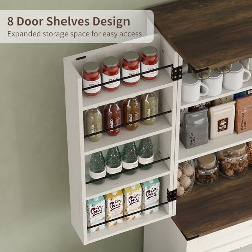 72'' Kitchen Storage Pantry Cabinet