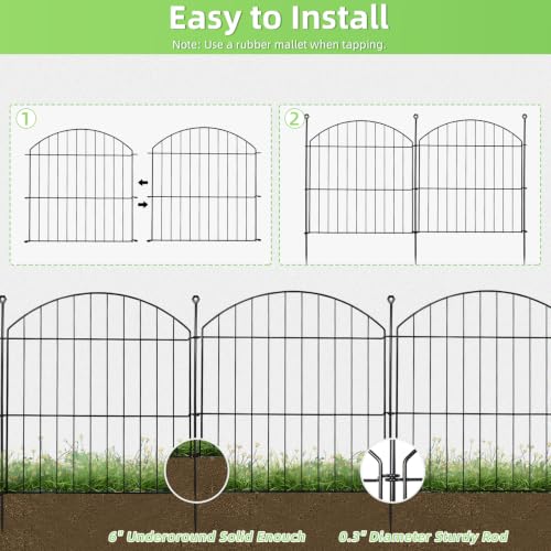 Decorative Garden Fence (17 Sq Ft)