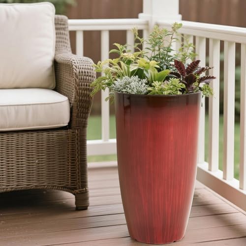 Garden 20" H. Plastic Planters (2 Count)