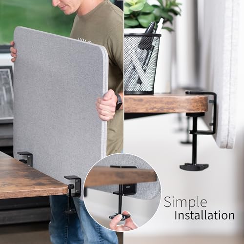Gray Clamp on 24 x 24 in Privacy Panel