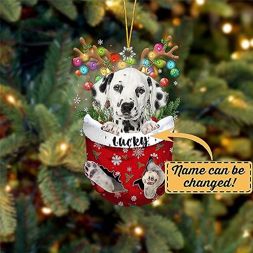 Dalmatian Dog Christmas Ornament
