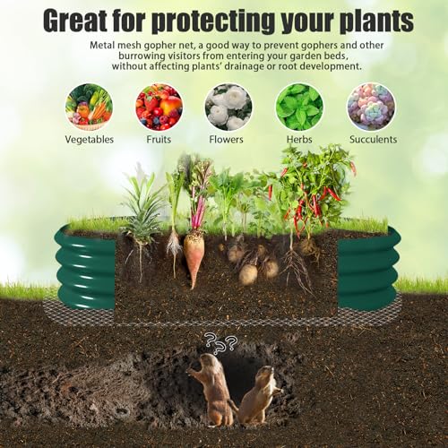 12x2x1ft Galvanized Raised Garden Bed