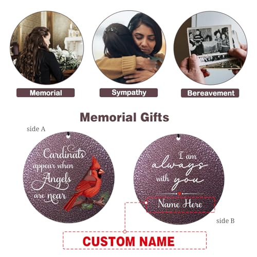 36" Large Deep Tone Personalized Name Sympathy Wind Chimes