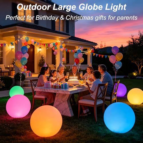 Large Outdoor LED Globe Orb Light