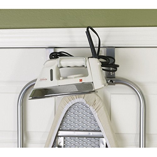 144222 Over The Door Small Ironing Board with Iron Holder