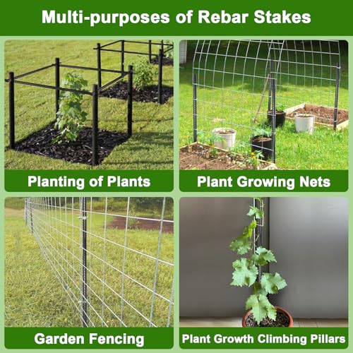 Straight Rebar Stakes 16 Inch 3 (16 Count)