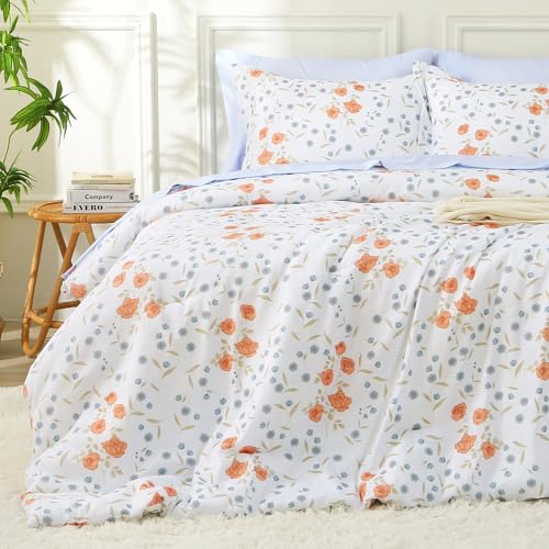 Orange Blossom Bed in a Bag Queen 7 Pieces