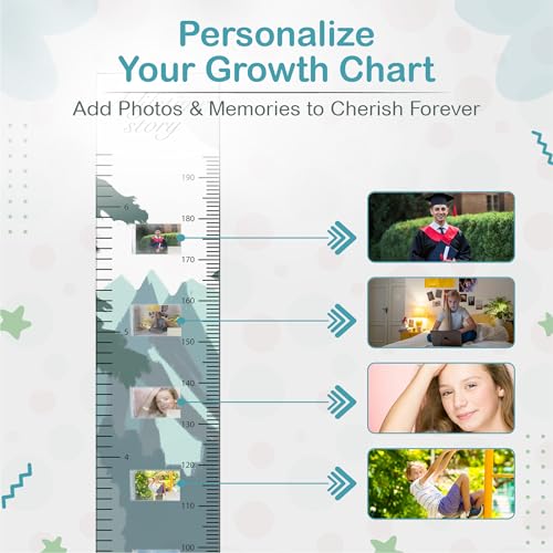 A Lifetime Story Growth Chart for Wall