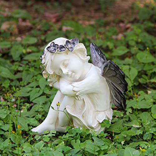 Solar Angel Statue Garden Decor