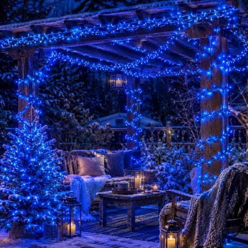 Blue Christmas Lights