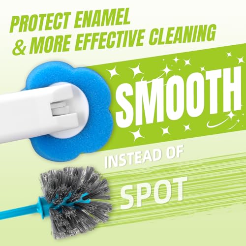 Disposable Toilet Brush with 48pcs Toilet Wand Refills