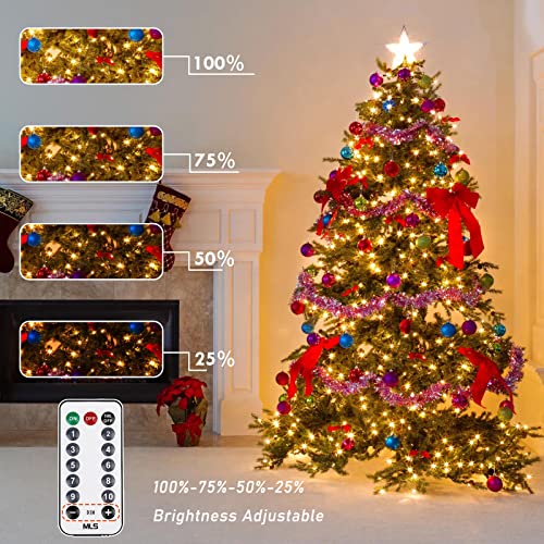 75.8FT Connectable Color Changing Christmas Light with Remote Timer 200 LED