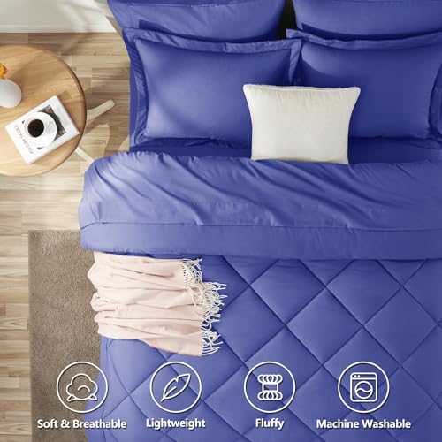 King Comforter Set 102"x90" Very Peri