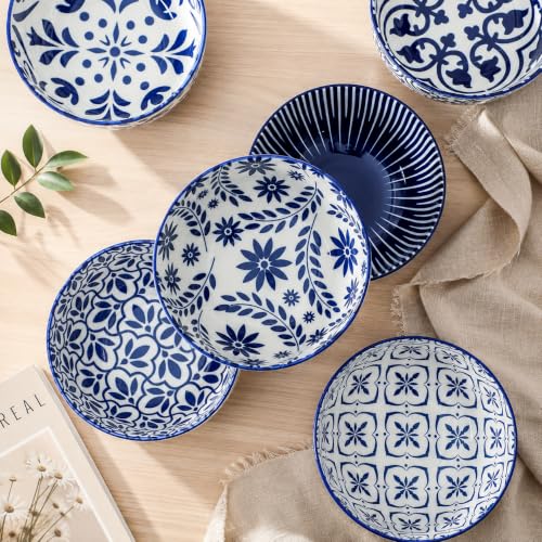 Ceramic Cereal Bowls Set of 6 (4 Count)