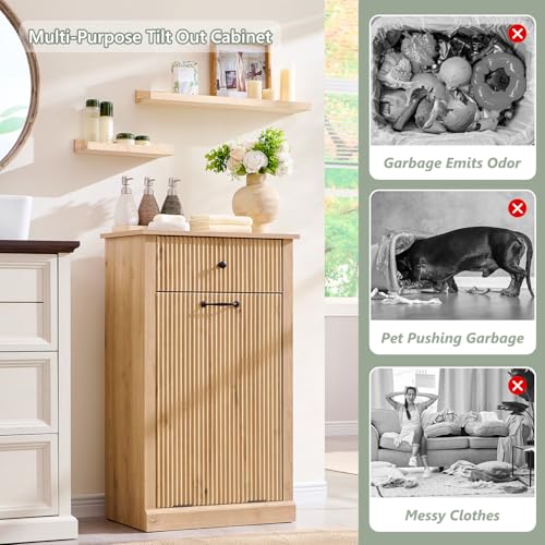 Tilt Out Trash Can Cabinet