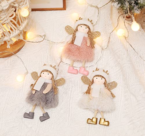 3pcs Christmas Angel Doll Decoration