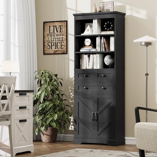 70" Tall Bathroom Storage Cabinet