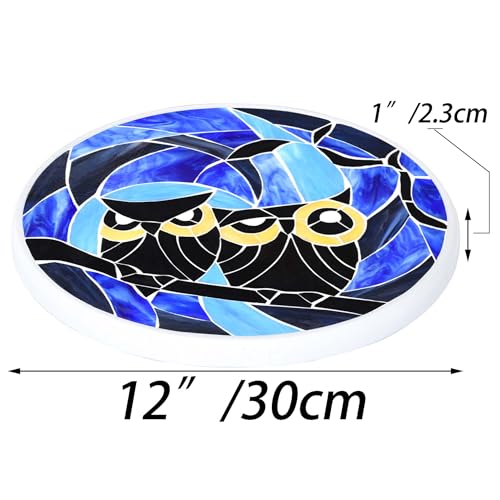 MSS005 Tiffany Style Stained Glass Mosaic Decorative Stepping Stone for Garden Decor