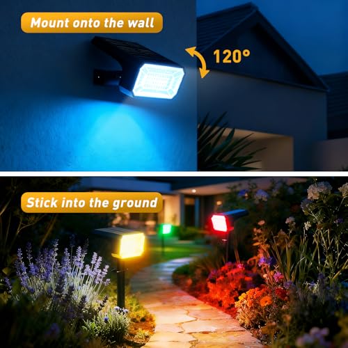 Solar Spot Lights Outdoor (4 Count)