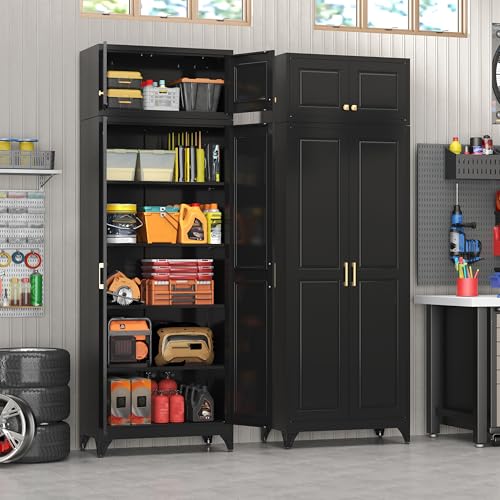 90" Tall Metal Storage Cabinet