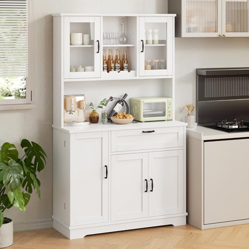 68" Kitchen Pantry Storage Cabinet