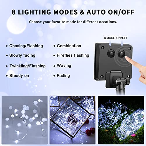 4 Pack Solar Fairy Lights (132 Foot)