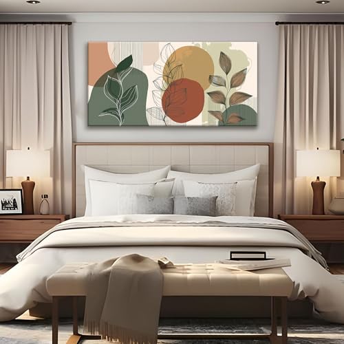 Abstract Boho Wall Art Decor Modern Canvas Art Wall For Living Room 20"X40"