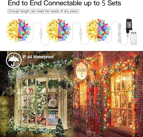 180ft Globe String Lights with Remote (180 Foot)
