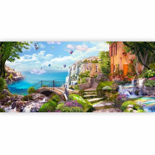 Peel and Stick Wallpaper Peel and Stick Landscape 212x98 Inch (11 Count)