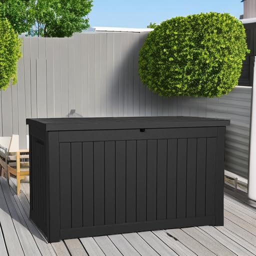 XXL 230 Gallon Large Outdoor Storage Deck Box for Patio Furniture