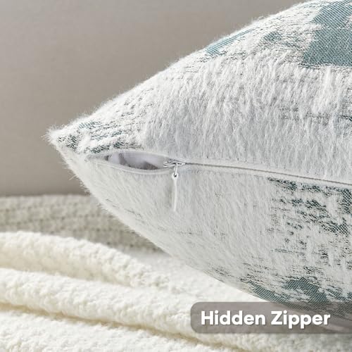 Pack of 2 Faux Cashmere Throw Pillow Covers 24x24 Inch (2 Count)