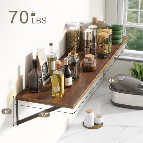 12 Inch Deep Floating Shelves