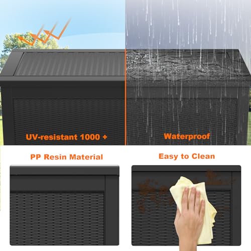 260 Gallon Resin Deck Box