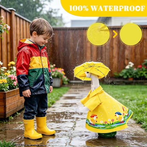 3 Pcs Raincoat Porch Goose Outfits Set (3 Count)