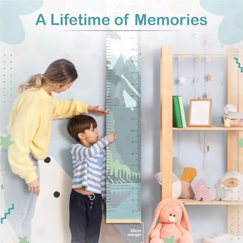A Lifetime Story Growth Chart for Wall