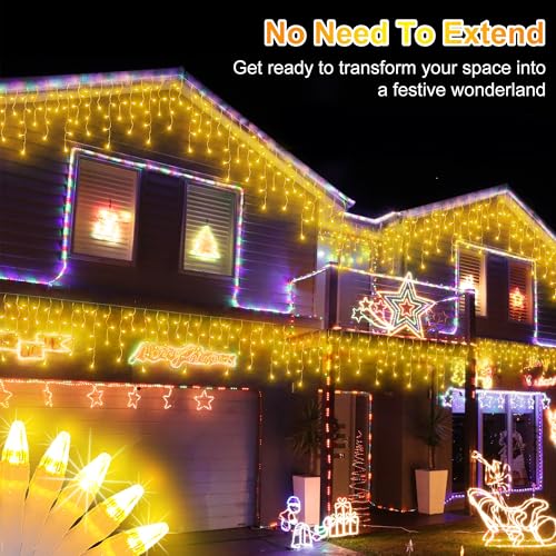 1620 LED 164FT Icicle Lights