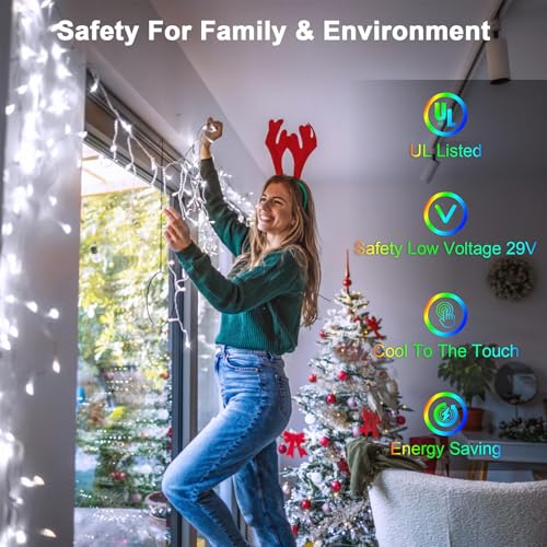 60FT 612 LED Outdoor Christmas Lights