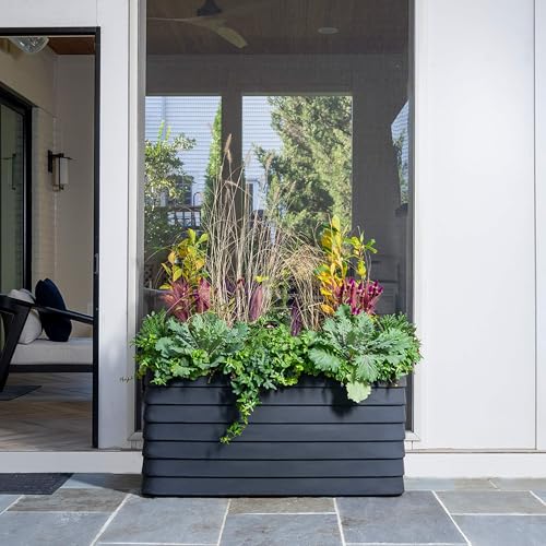 Slat Medium Rectangular Planter Box for All