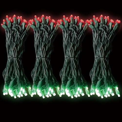 Red and Green Christmas String Lights (100 Count)