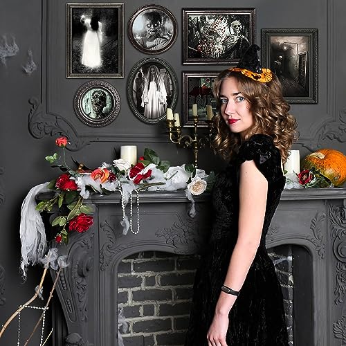 15 Halloween Gothic Creepy Skull Photos Haunted Horror Picture Frame