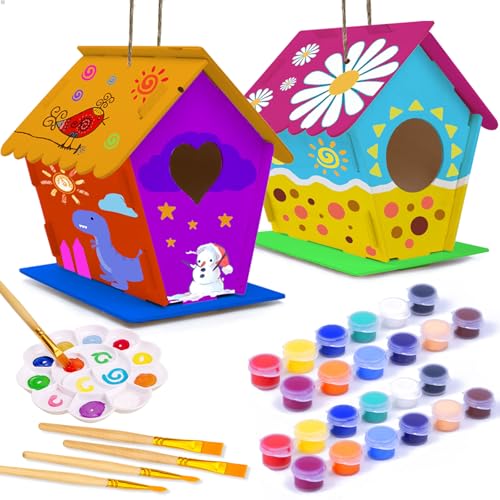2 Pack Bird House Kits for Kids (2 Count)