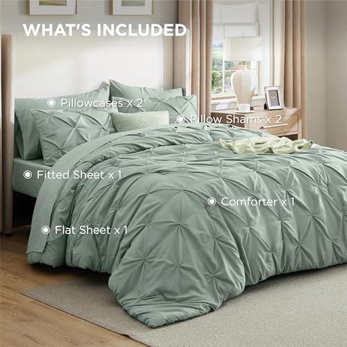 7pc Oversized King Comforter & Sheet Set