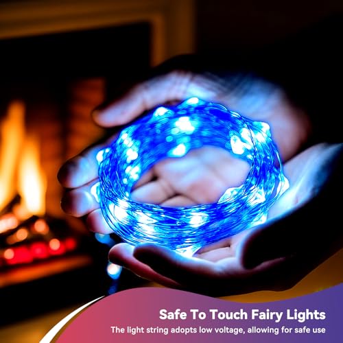4 Pack Christmas Fairy Lights Battery Operated Each 20FT 60 LED