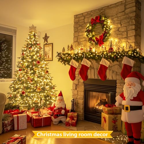 300 LED Warm White Christmas Tree Lights Plug in (43.2 Foot)