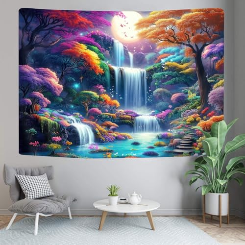 Fantasy Enchanted Forest Tapestry