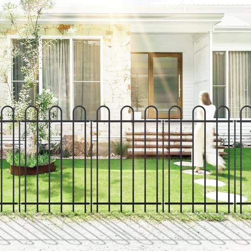 36” x 12’ Outdoor Metal Garden Fence (217.8 sq ft sq ft)